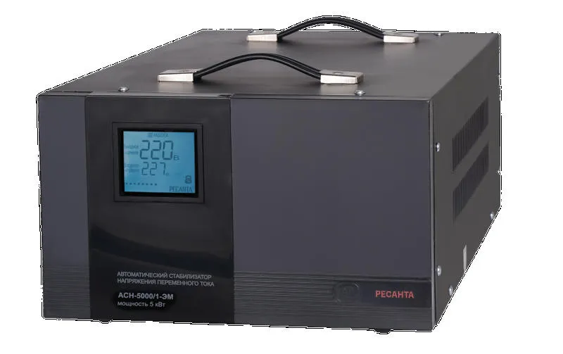 Стабилизатор напряжения Ресанта АСН-5000/1-ЭМ