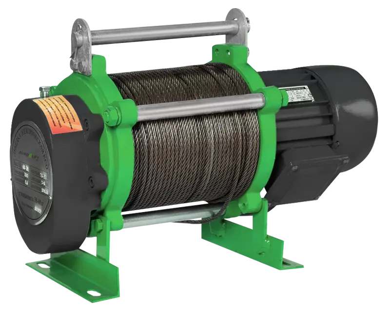 Электрическая лебедка KCD 300/600 кг, 70/35 м 220В «EURO-LIFT»