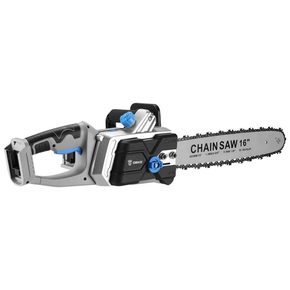 Цепная аккумуляторная пила в кейсе DKCHS 40 PRO, 2х20В, 2x4.0Ач, 2 з/у "DEKO"