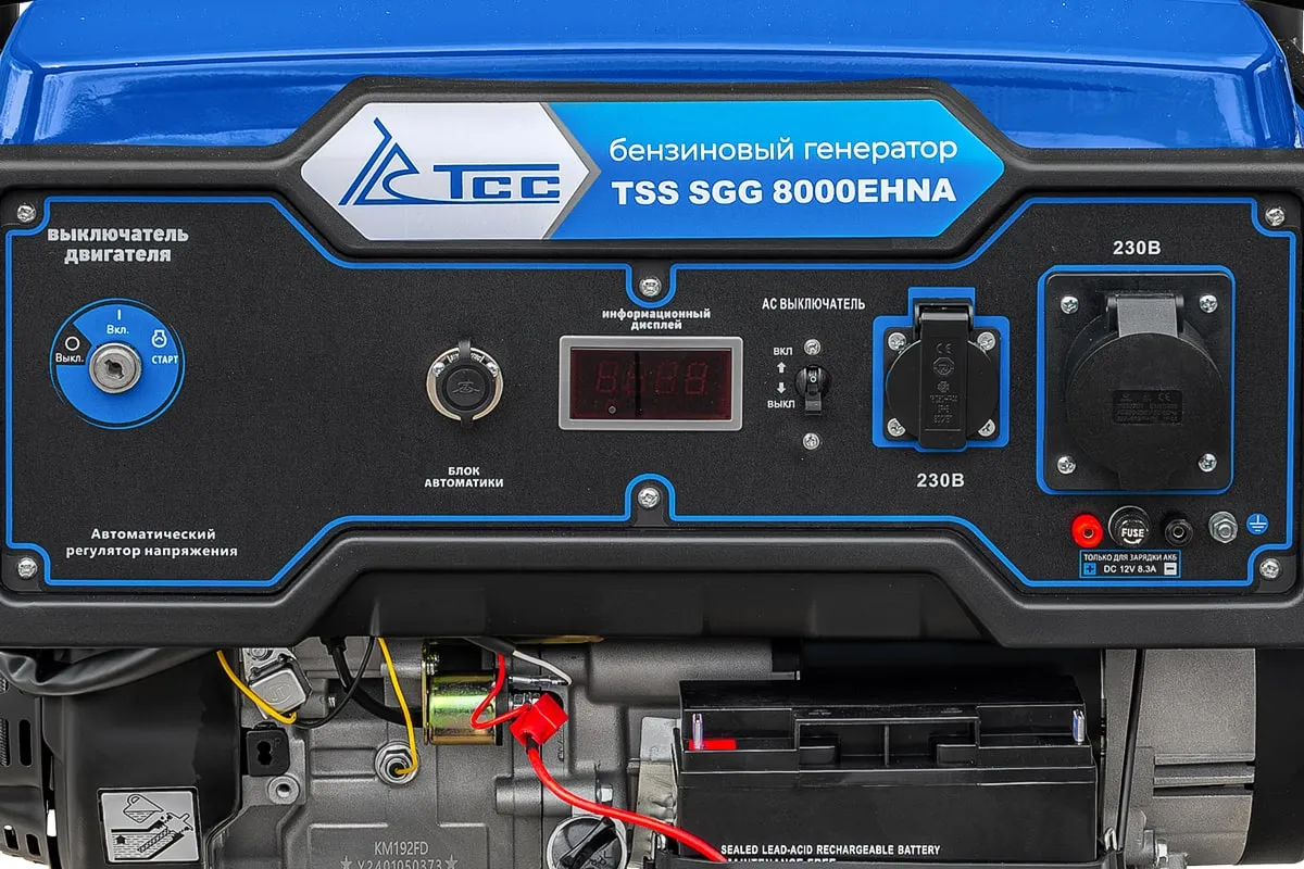 Генератор бензиновый TSS SGG 8000EHNA для резервного питания