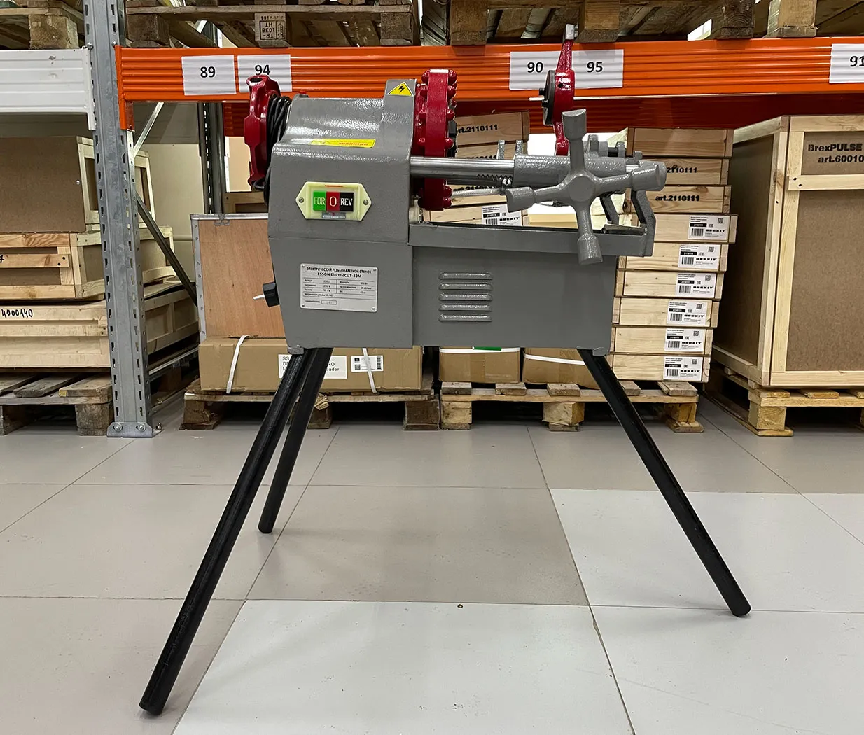 Станок резьбонарезной электрический Esson ElectricCUT-50М для нарезки резьбы