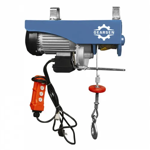Мини таль PA 220В, 250/500кг, 12/6м комбинированная канатная GEARSEN