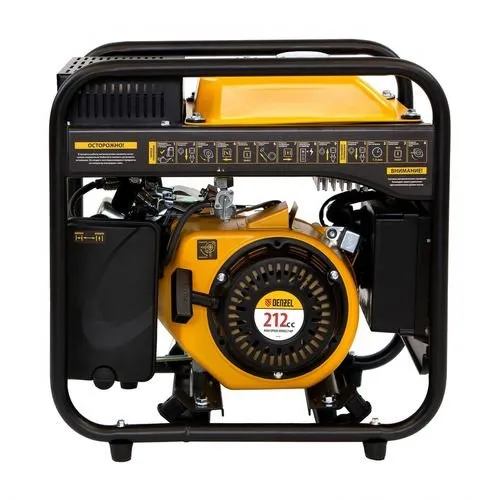 Инверторный генератор GT-1200iS, 1.2 кВт, 230 В, бак 2.4 л, закрытый корпус, ручной старт Denzel