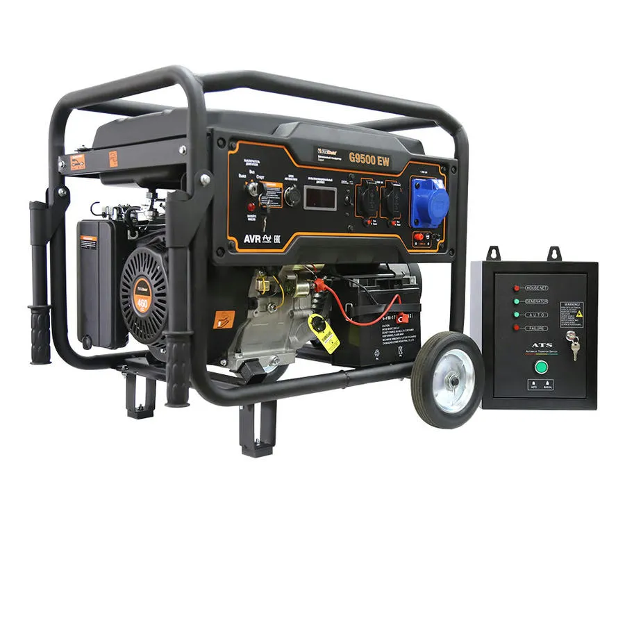 Генератор бензиновый G9500 EW "FoxWeld Expert" в компл. с блоком автоматики