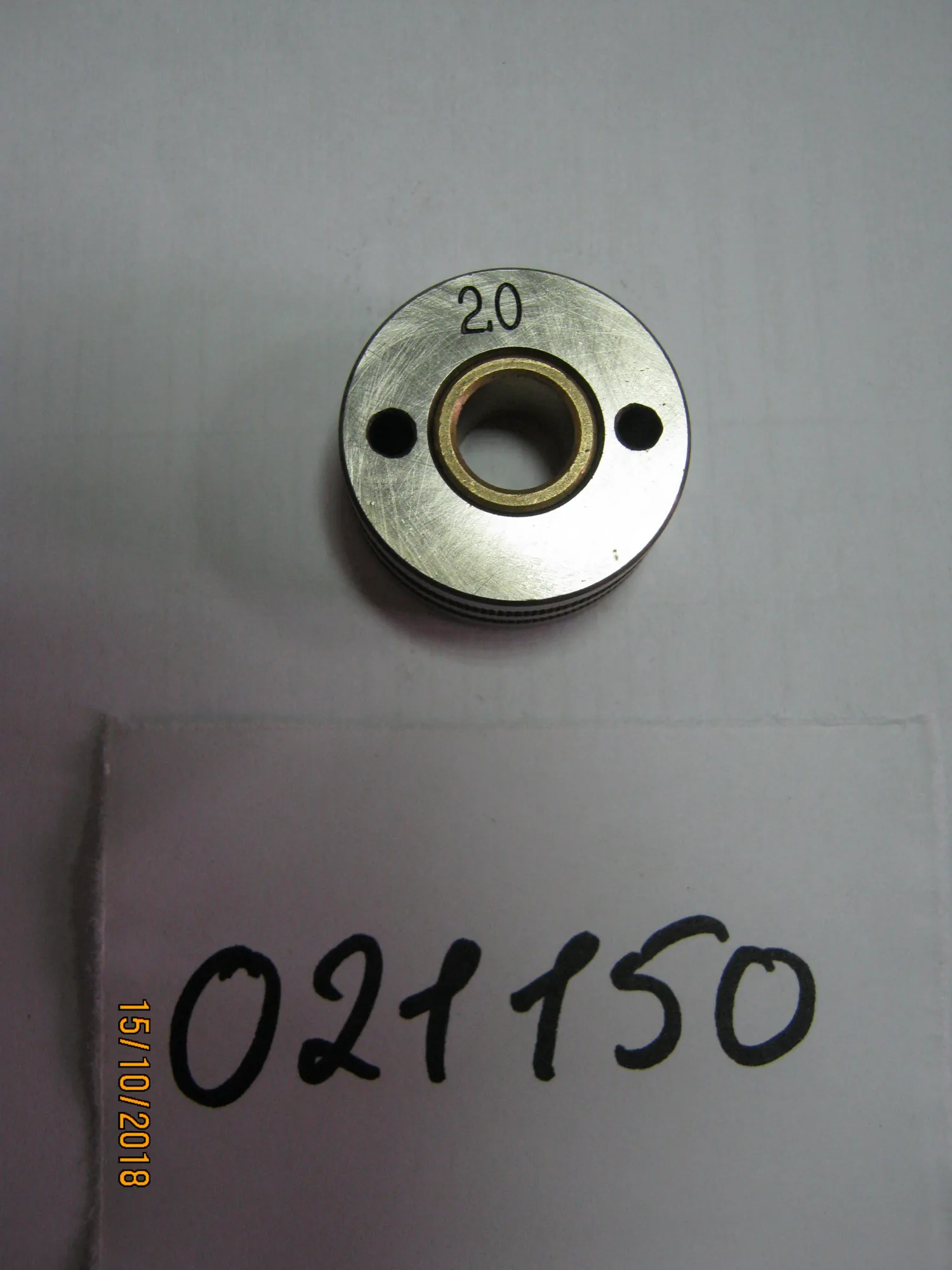 Ролик подающий порошковый (30-10-12) 1.6/2.0 / Feed roller (1.6/2.0 flux type, 30х10х12) для сварки флюсовой проволокой