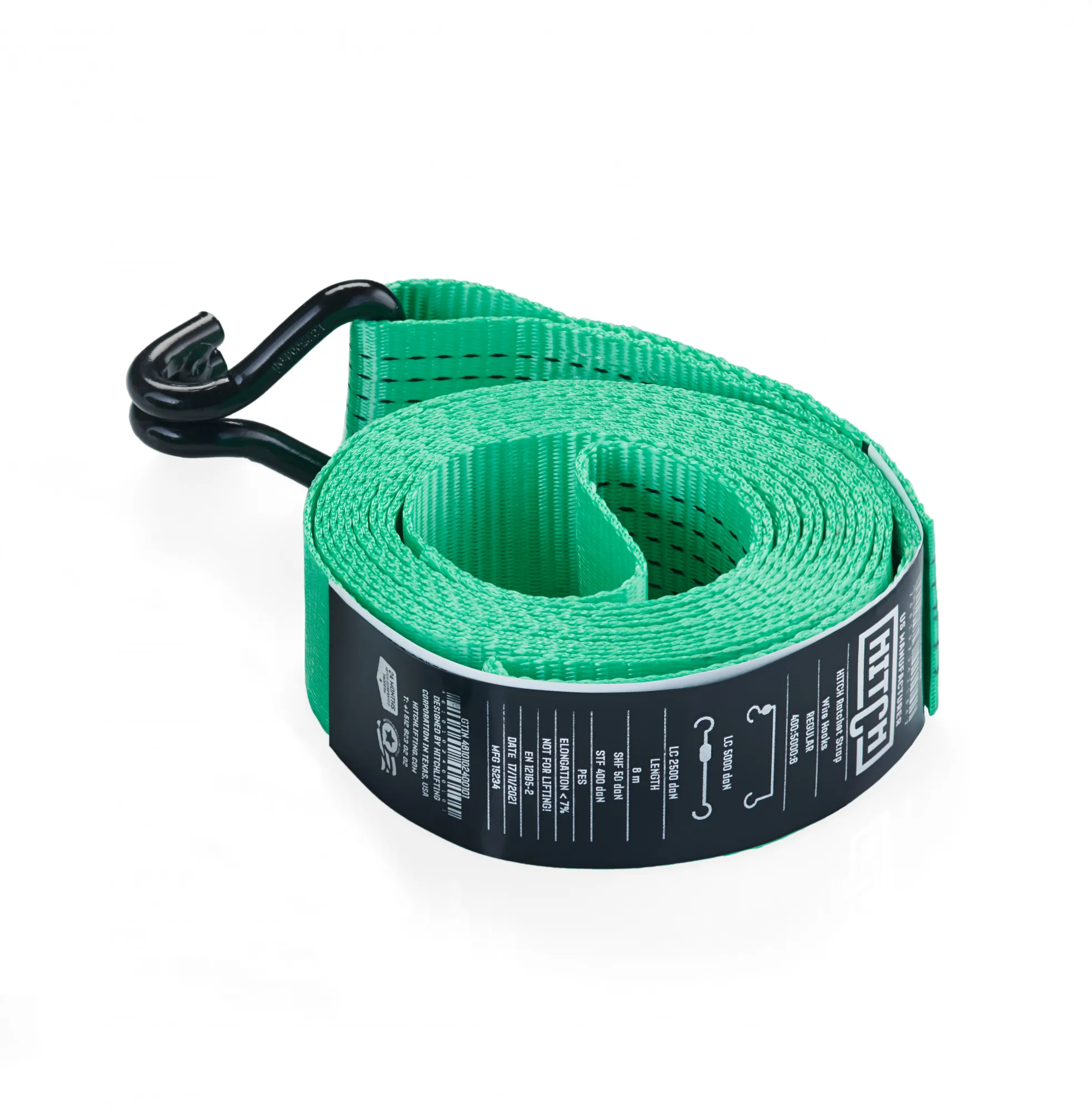 Длинная часть для стяжного ремня HITCH RS REGULAR 400:5000:10 (50мм,STF400DaN, 5T, 9,5М) SZ076130