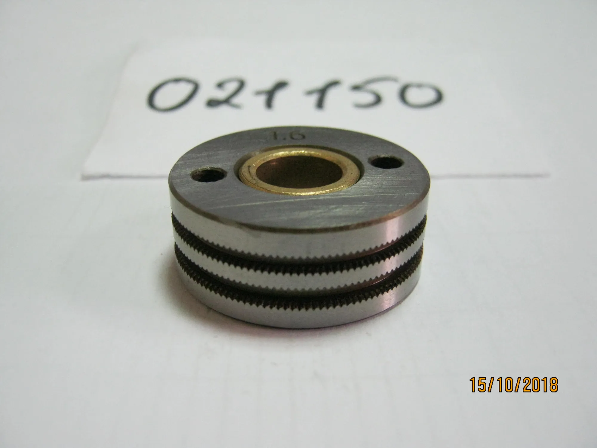 Ролик подающий порошковый (30-10-12) 1.6/2.0 / Feed roller (1.6/2.0 flux type, 30х10х12) для сварки флюсовой проволокой